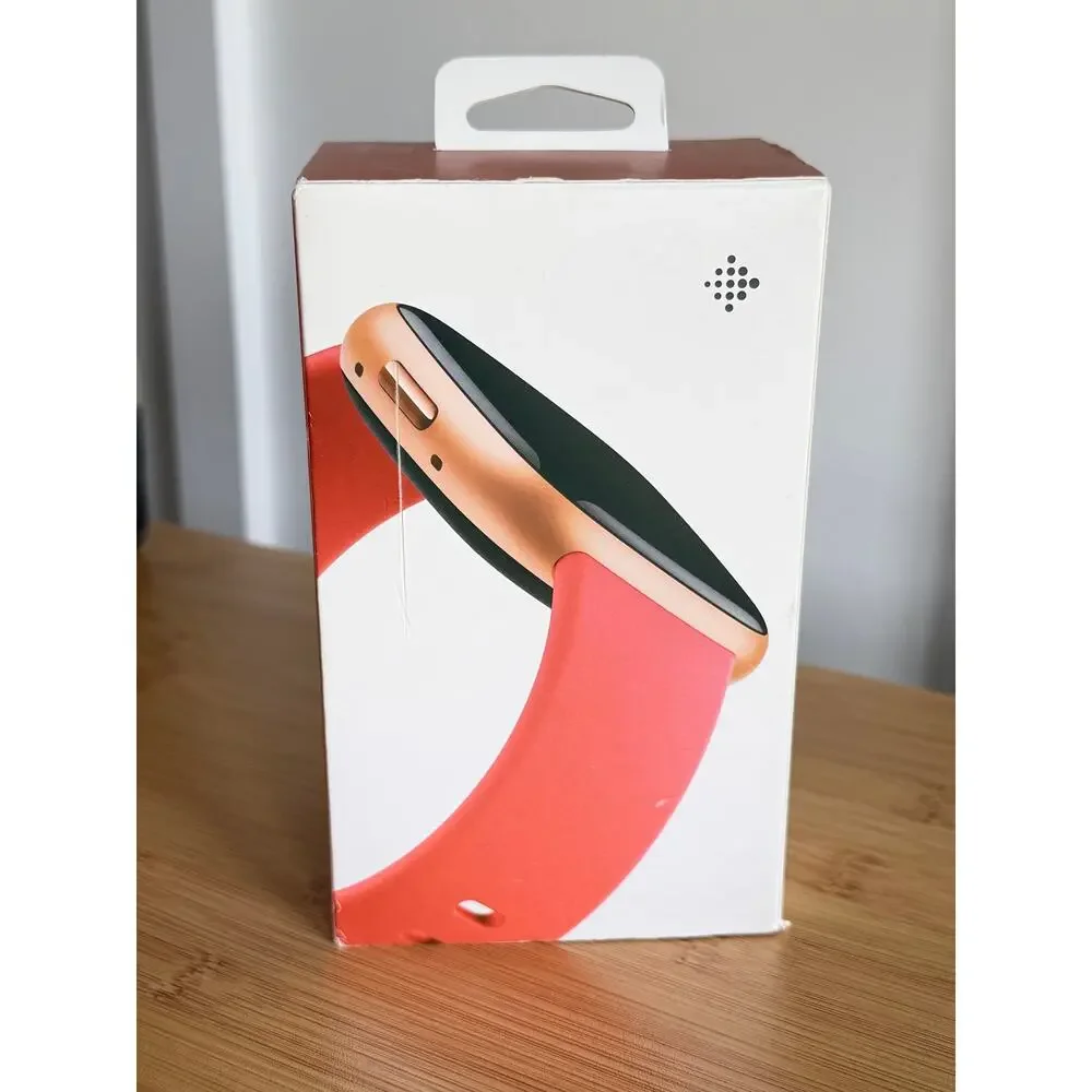 Google Fitbit Versa 4 Smartwatch Pink Sand Copper Rose GPS Fitness Watch